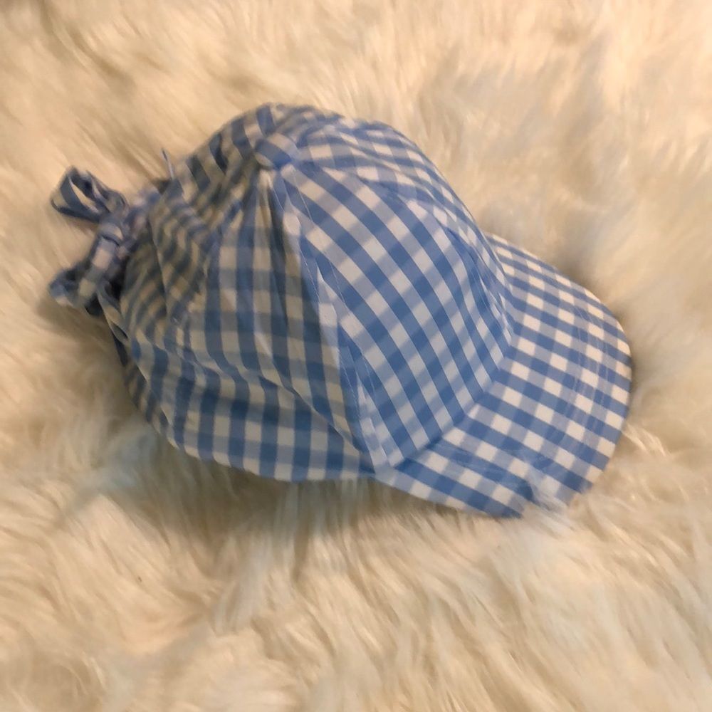 INC International Concepts Gingham Baseball Cap OS - Picture 2 of 14